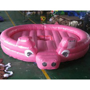 inflatable bull ride game